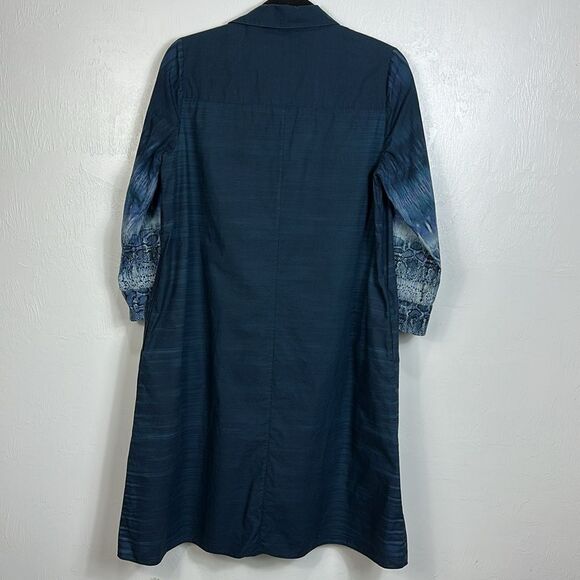 Kobi Halperin Cotton 3/4 Sleeve Patterned Shirt Dress Size S - Picture 4 of 9
